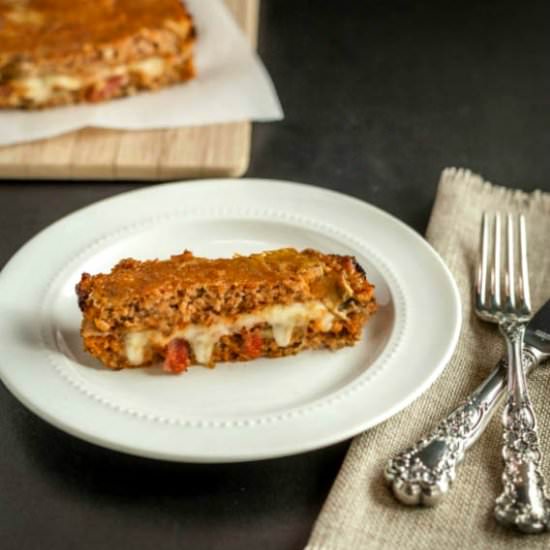 Bacon Mushroom Turkey Meatloaf
