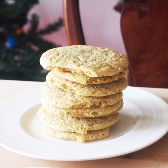 Olive Oil Tea Cookies