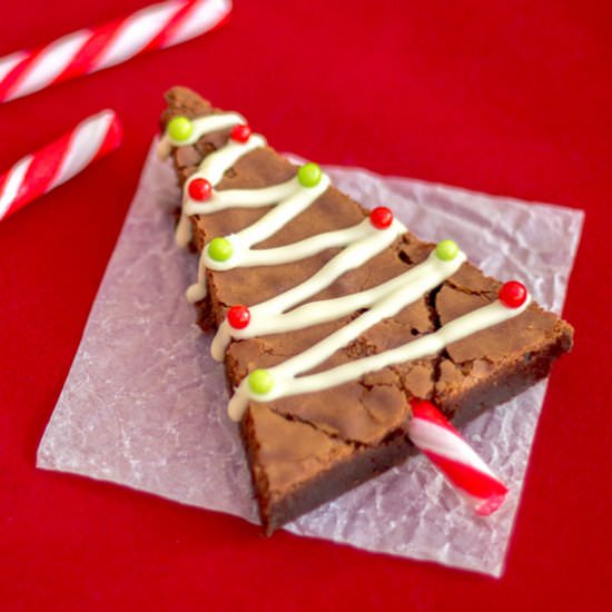 Christmas Tree Brownies