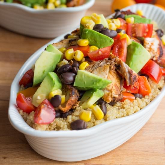 Blackened Mahi Mahi Taco Bowls