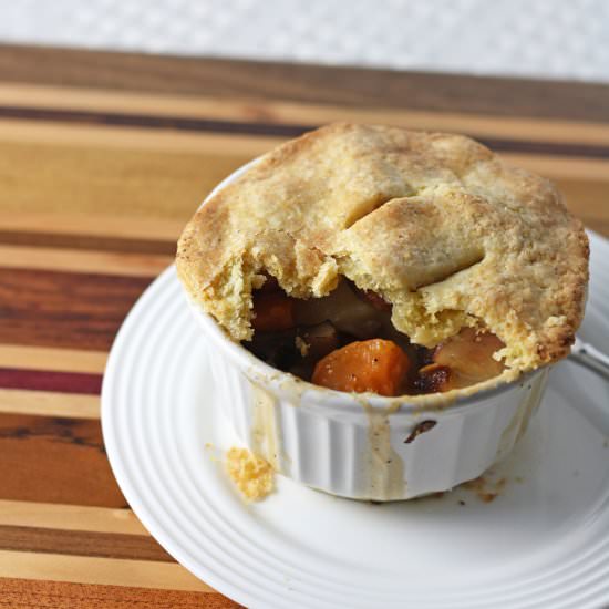 roasted root vegetable pot pie