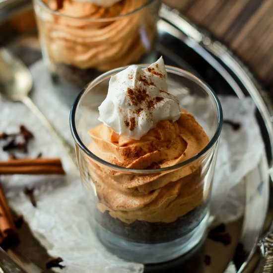 No Bake Pumpkin Cheesecake