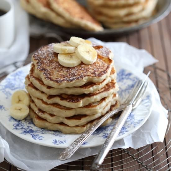 Banana Nutmeg Pancakes