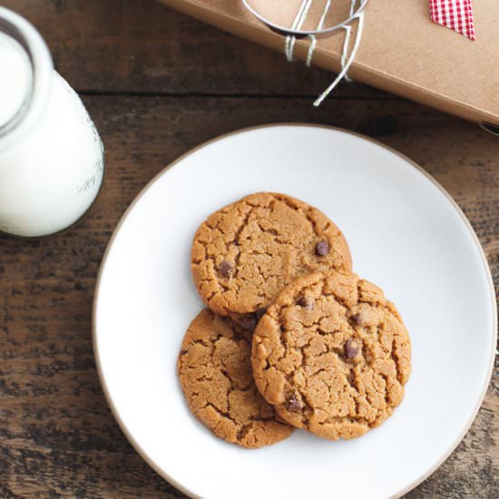 Flourless Peanut Butter Cookies