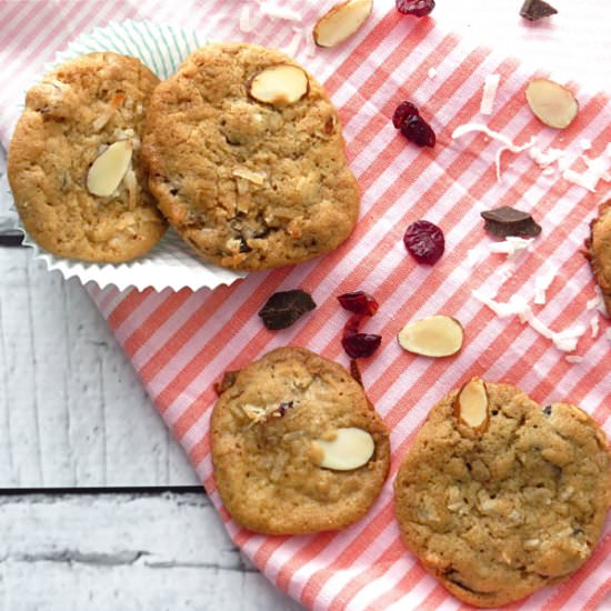 Coconut almond crispies