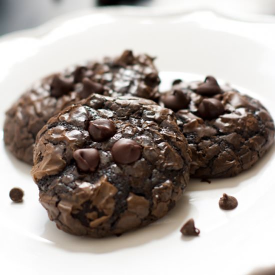Flourless PB Chocolate Cookies