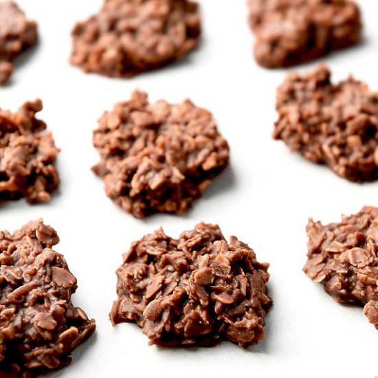 Chocolate Oatmeal No Bake Cookies