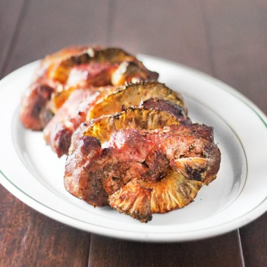 Smoked Pineapple Pork Chops