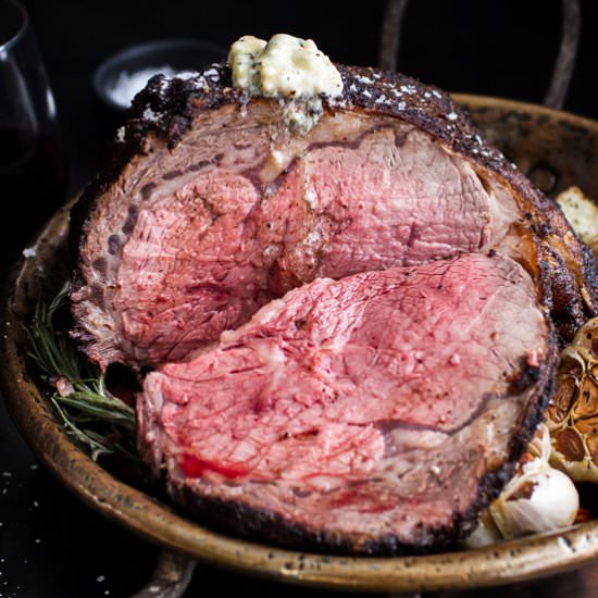 Coffee Rubbed Prime Rib Roast