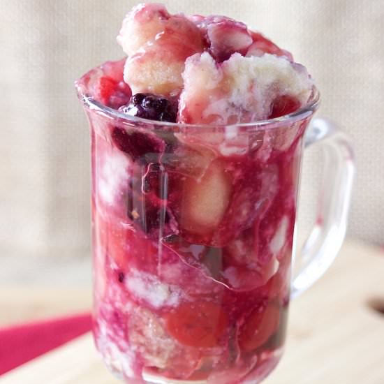 Apple Blackberry Cobbler Crunch