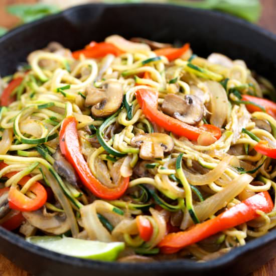Veggie Fajita Noodles