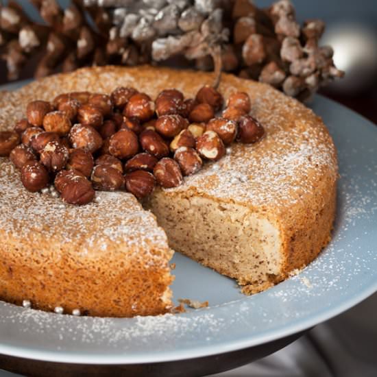 French Hazelnut Meringue Cake