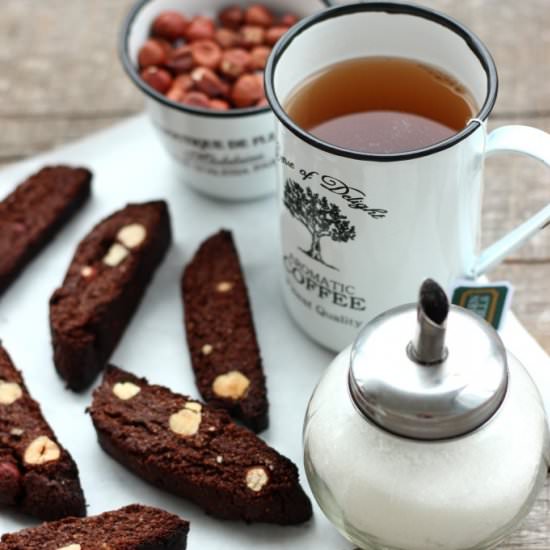 Chocolate Hazelnut Biscotti