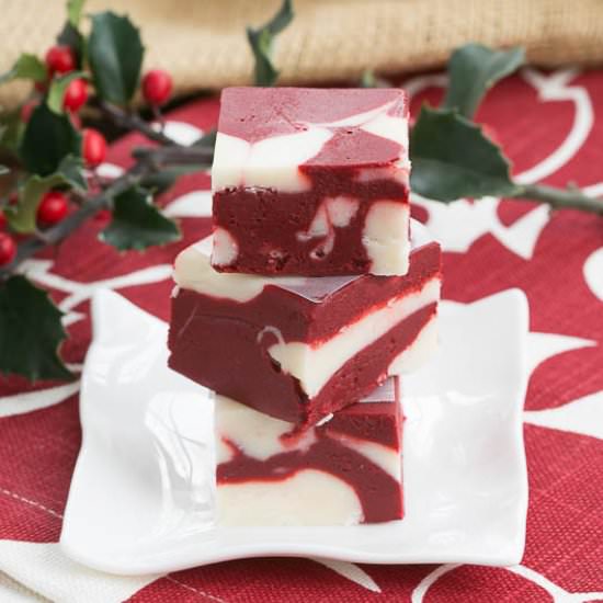 Red Velvet Fudge