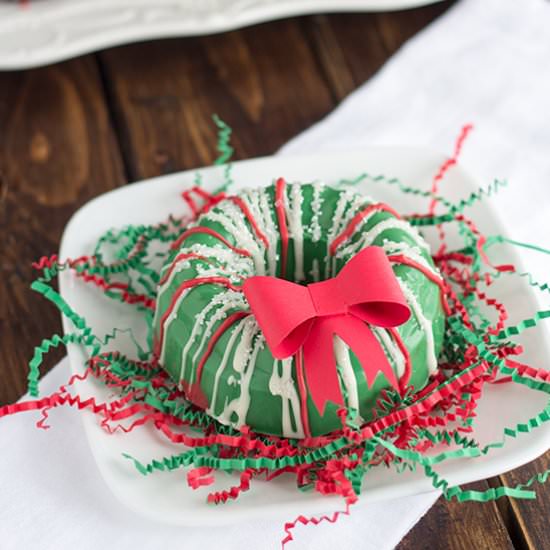 Chocolate Chip Cookie Dough Wreaths