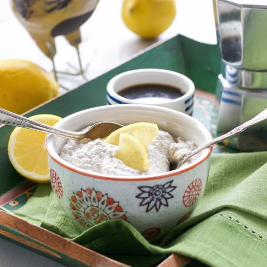 Lemon Meringue Chia Pudding