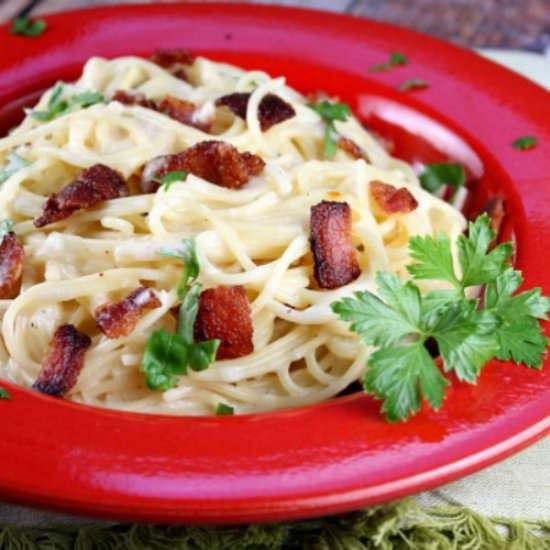 Skillet Pasta Carbonara