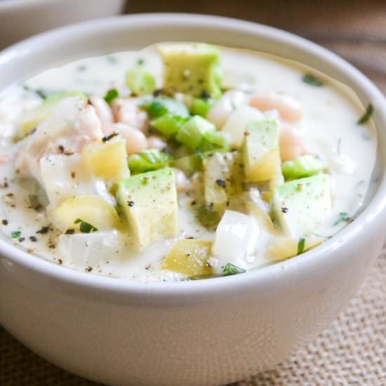 Creamy White Turkey Chili
