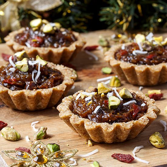 Raw Fruit Mince Tarts