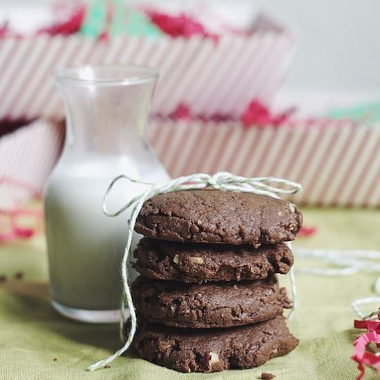 Flourless Chocolate Hazelnut Cookie