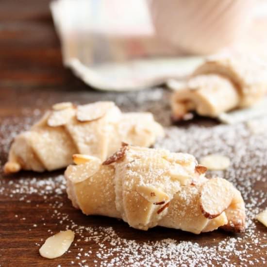 marzipan filled rugelach