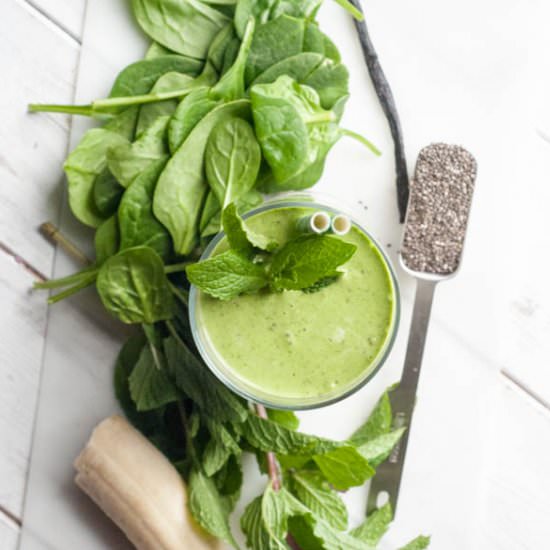 Vanilla Mint Green Smoothie