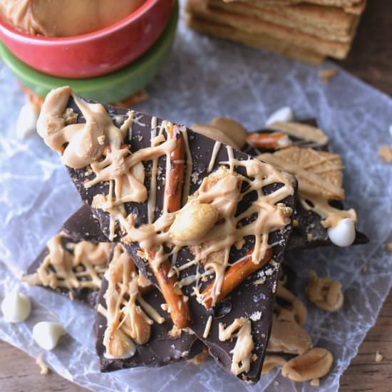 Sweet & Salty Chocolate PB Bark