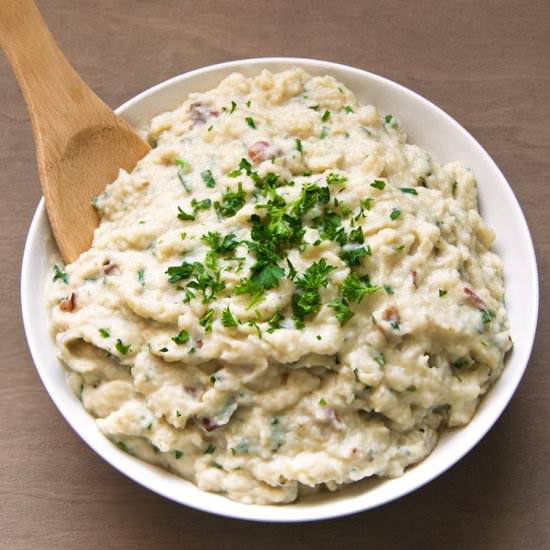 Slow Cooker Herb Mashed Potatoes