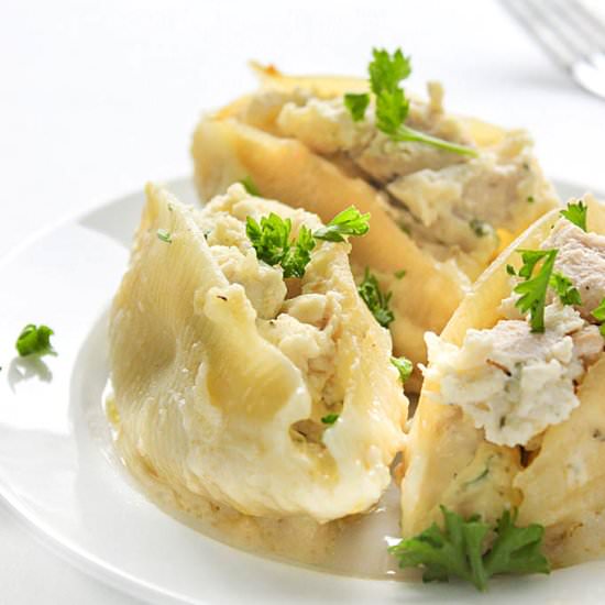 Chicken Alfredo Pasta Shells