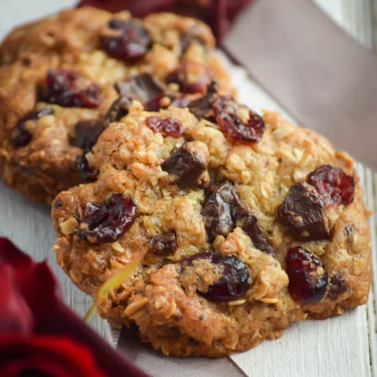 Cranberry Chocolate Oatmeal Cookies