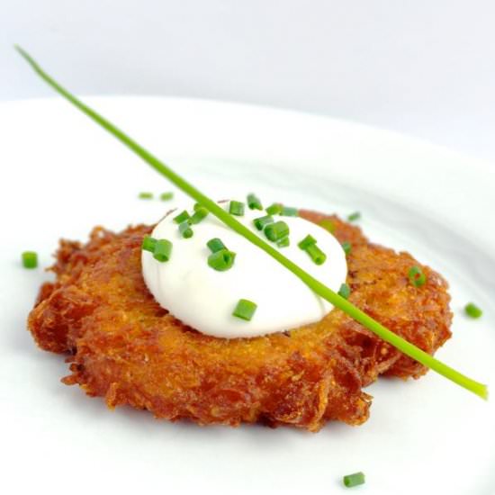 Potato Latkes w/ Horseradish Sauce
