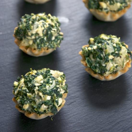 Fool Proof Spanakopita Tarts