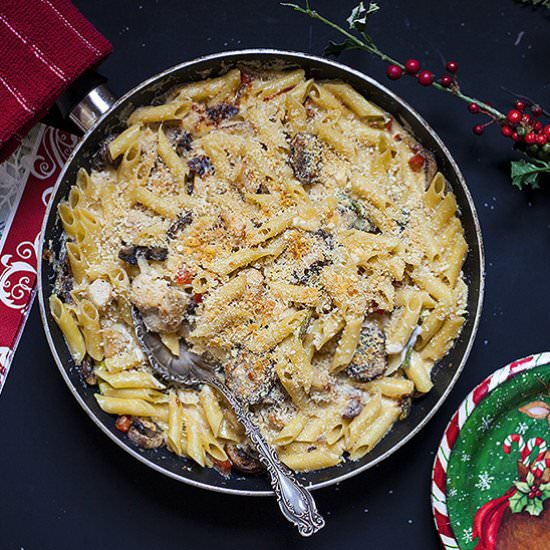 Chicken Alfredo Casserole