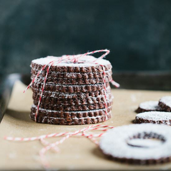 Peppermint Cacao Nib Cookies
