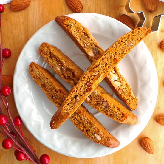 Ginger & Almond Biscottis