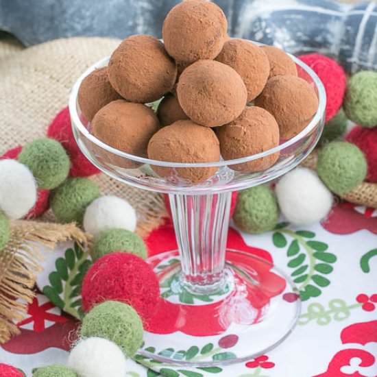 Caramel Filled Chocolate Truffles