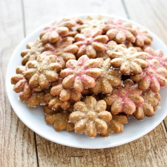 Ginger Spice Spritz Cookies