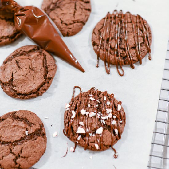 Double Chocolate Mint Cookies