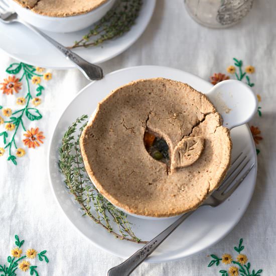 Individual Super-Veggie Pot Pies