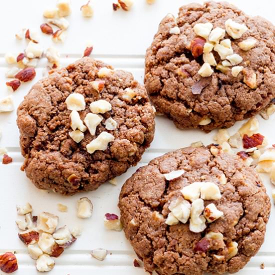 Nutella Crunch Cookies