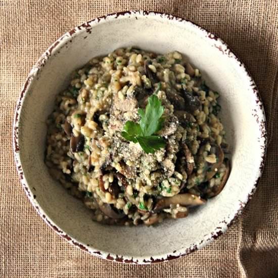 Easy Mushroom Risotto