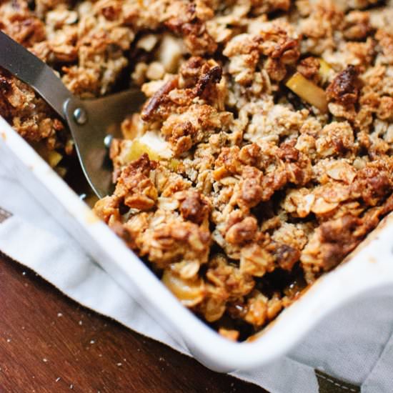 Healthy Gluten-Free Apple Crisp