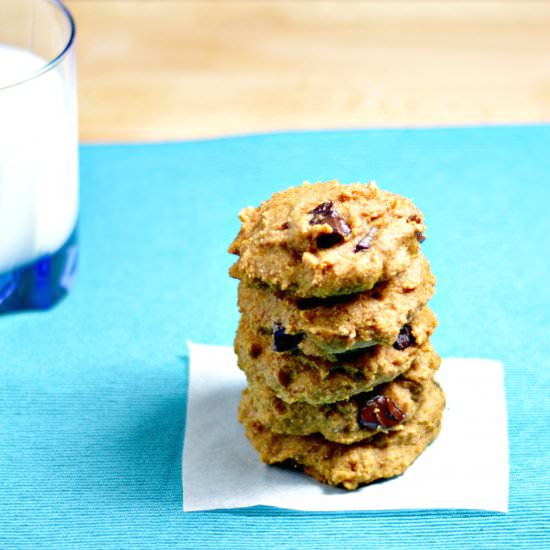 Sweet Potato Chocolate Chip Cookies