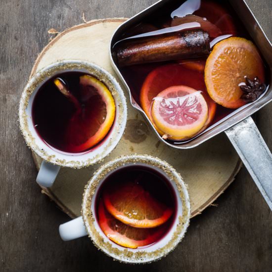 Hot Punch with Licorice Sugar