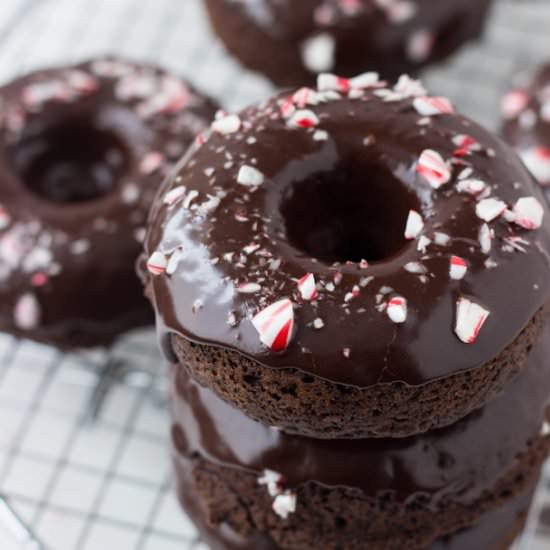 Peppermint Mocha Donuts