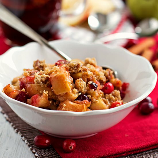 Skinny Holiday Fruit Crisp