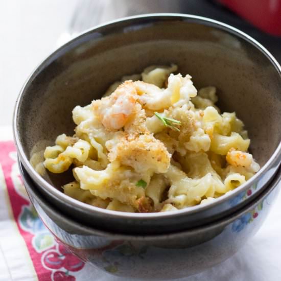 Shrimp and Pasta Bake