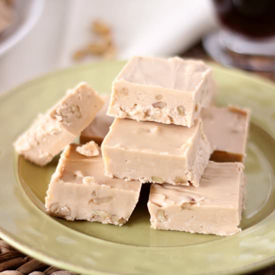 White Chocolate Maple Fudge