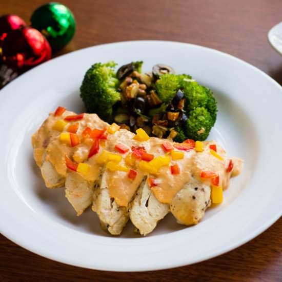 Chicken in Sweet Pepper Cream