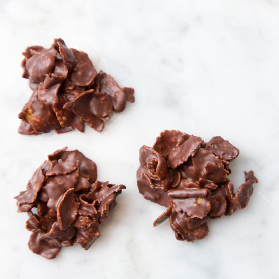 Chocolate Cornflake Clusters